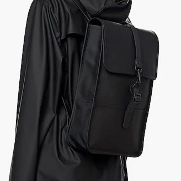 Rains Backpack Mini in Black - Picture 3 of 6